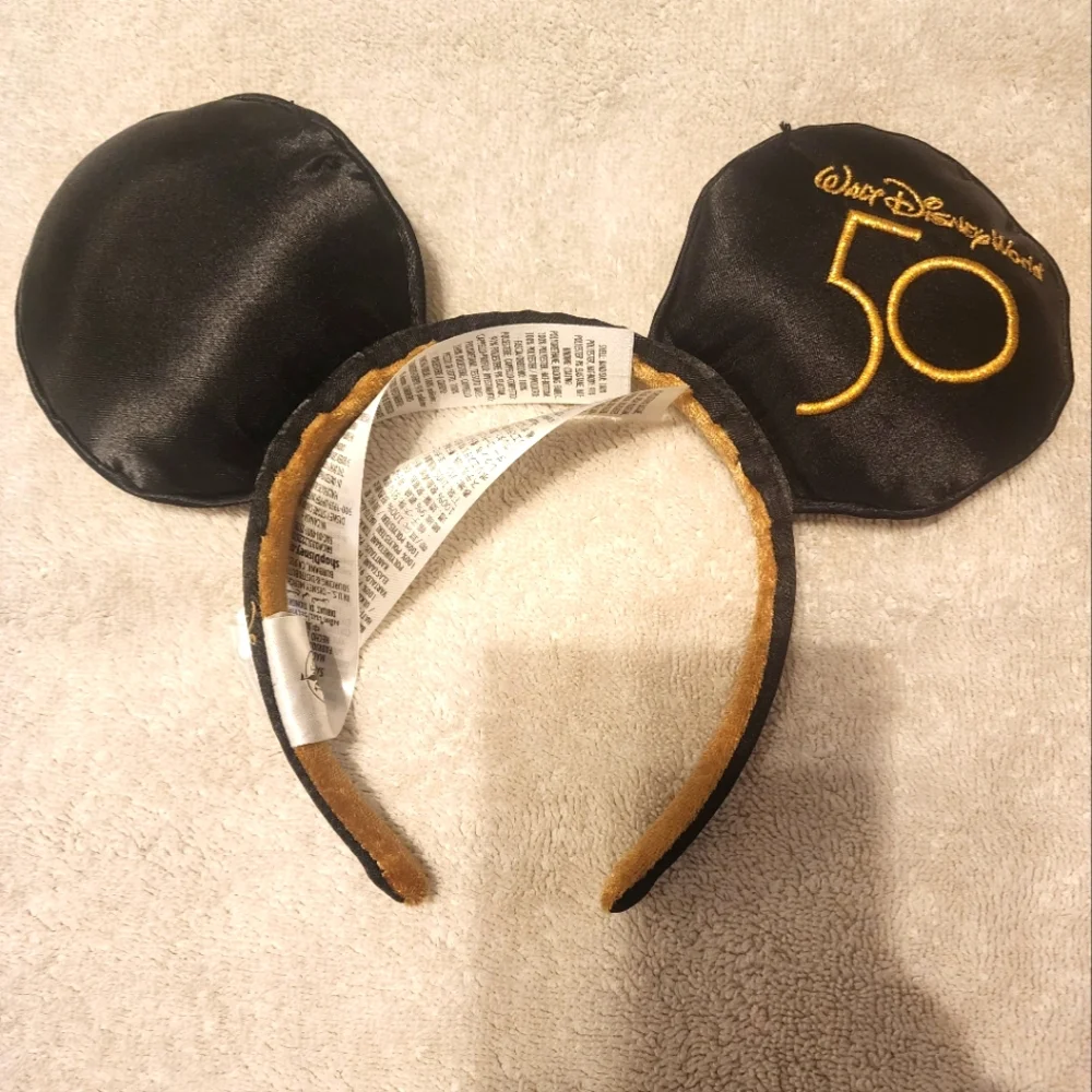Disney Pirates of the Caribbean 50th Mickey Ear Headbands Black